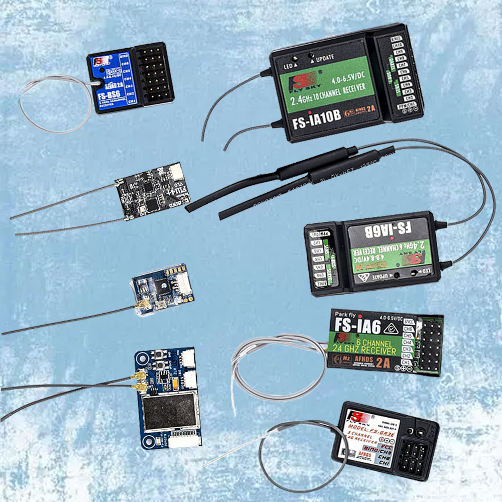 Drone Receiver - Flysky RC レシーバー FS-IA6 IA6B IA10B