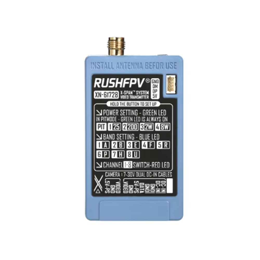 RUSHFPV 6.1‑7.2G 8W X61728 VTX - Drone Receiver のレビューと価格