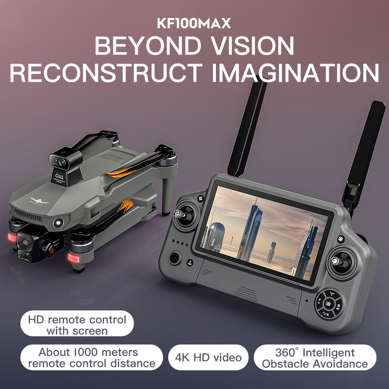 KF100 MAX GPSドローン 4Kカメラ 3軸ジンバル - Drone Gimbal のレビューと価格