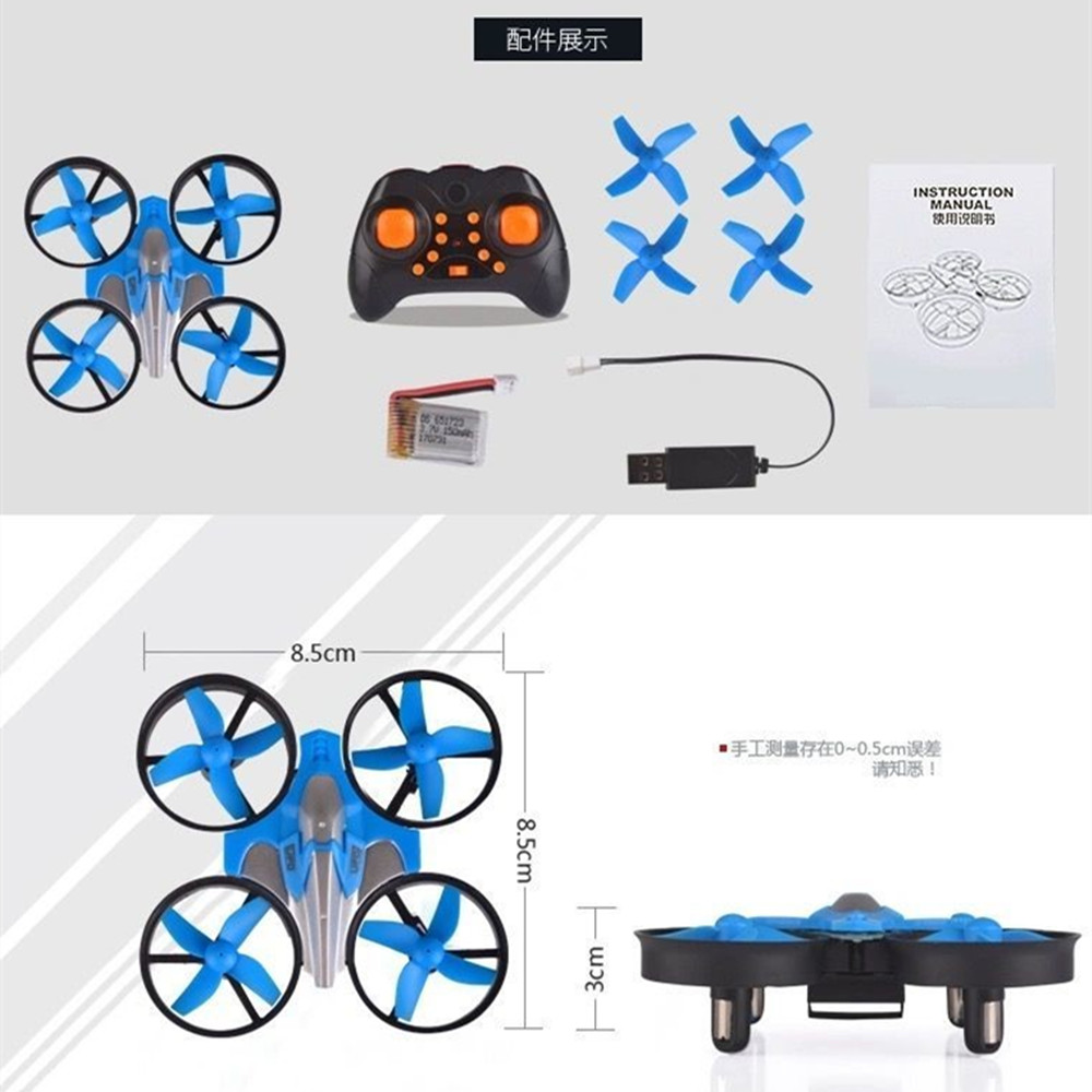 ヘッドレスモード付きミニ RC ドローン 2.4G リモコン - Eachine Drone E010 のレビューと価格