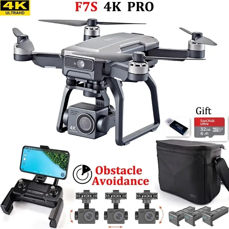 SJRC F7s 4K PRO ドローン 4K 障害物回避  - Drone Gimbal のレビューと価格